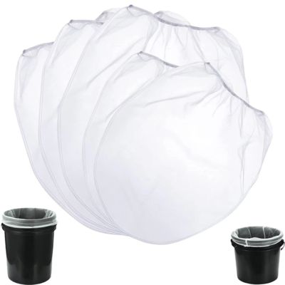 Mesh Filter Bag For Hydroponic Paint 1 2 5 Gallon Bucket Elastic Opening Strainer Pocket