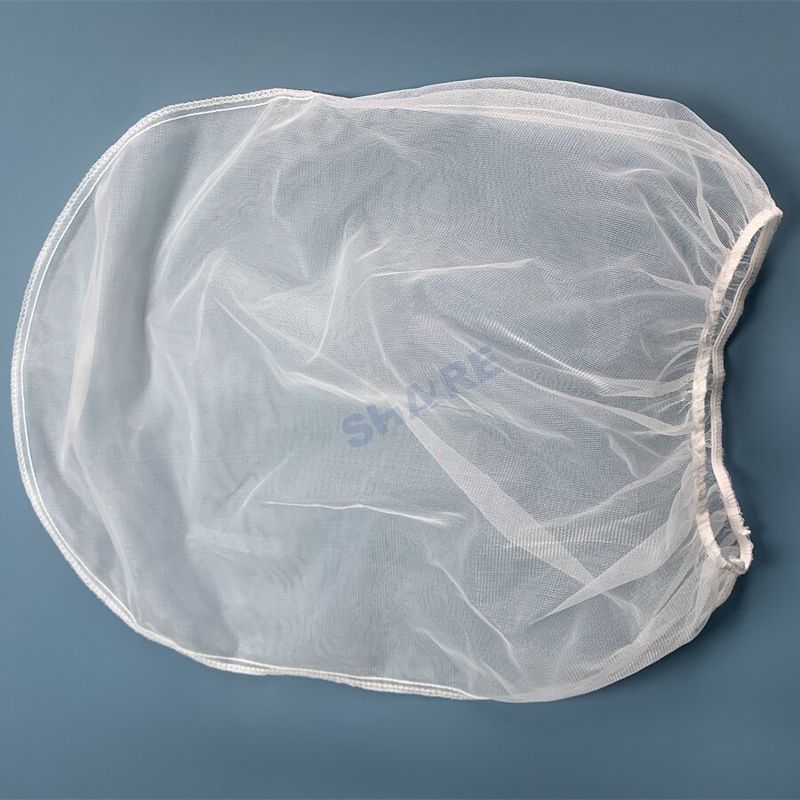 Mesh Filter Bag For Hydroponic Paint 1 2 5 Gallon Bucket Elastic Opening Strainer Pocket